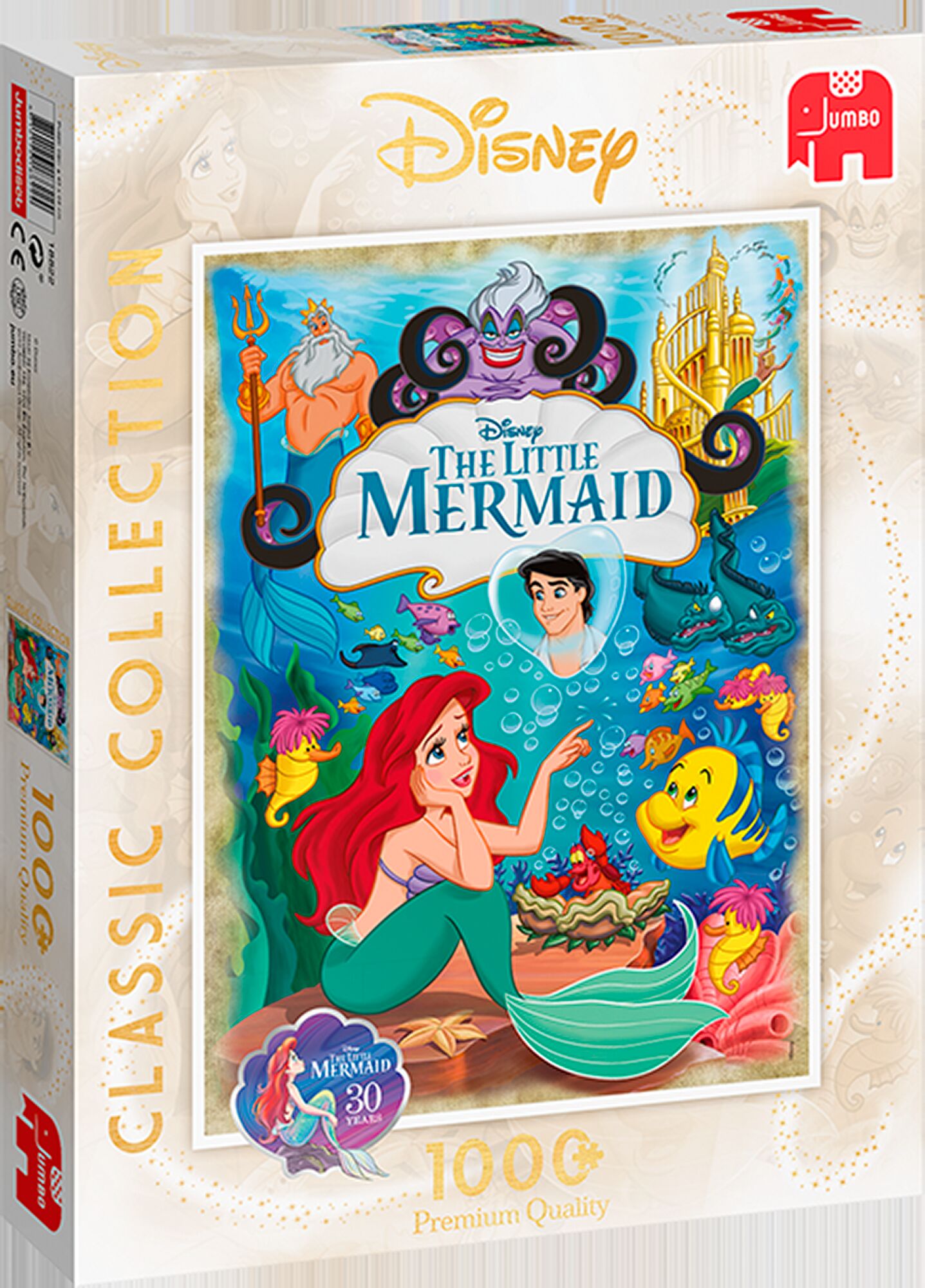 Jumbo The Little Mermaid Pussel 1000 Bitar|