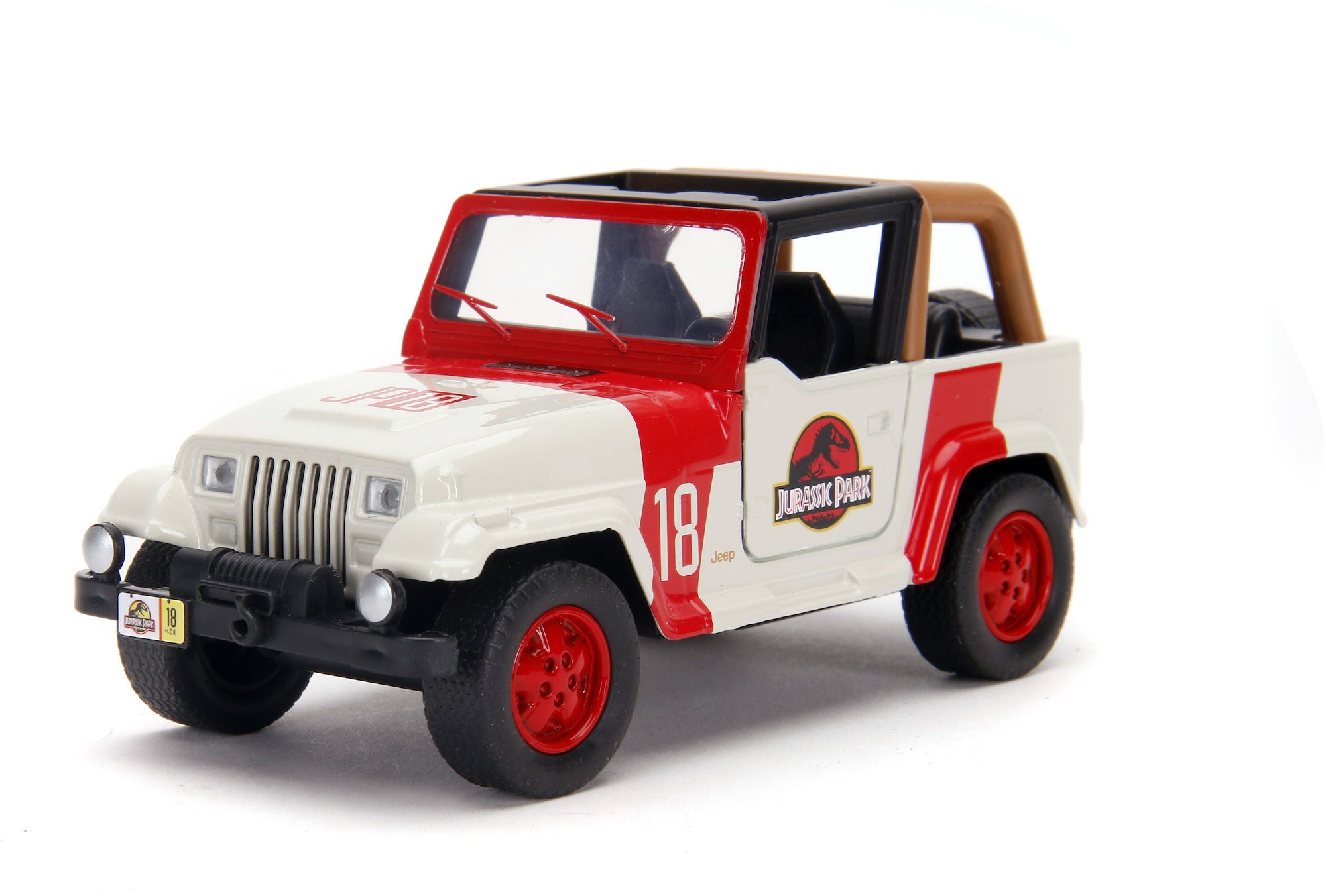 Jurassic Park Radiostyrd Jeep Wrangler 1:32|