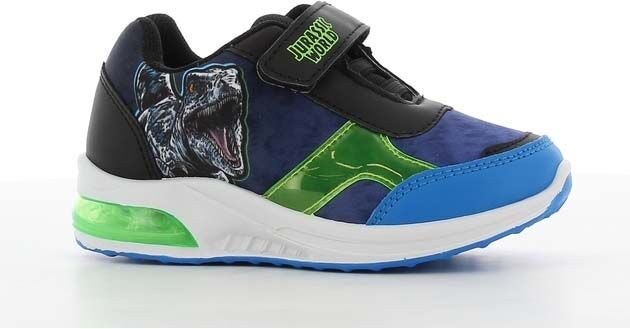 Jurassic World Blinkande Sneakers|Black/Cobalt Blue