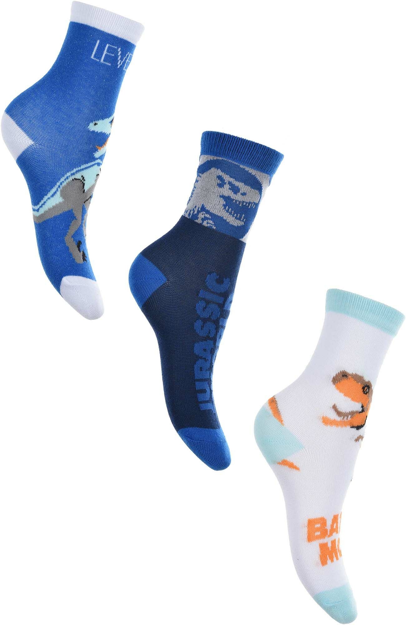 Jurassic World Strumpor 3-pack
