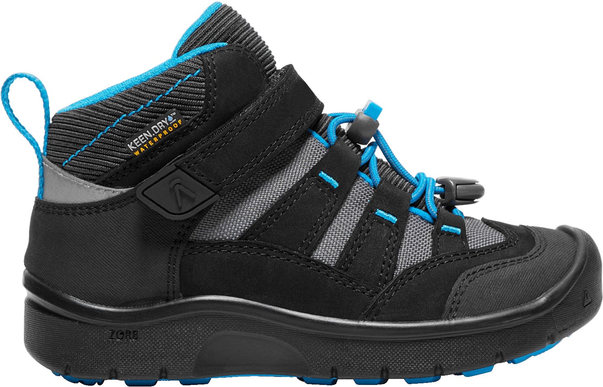 KEEN Hikeport Mid WP Kängor|Black/Blue Jewel 24