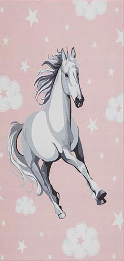 KMCarpets Horse Matta 80x150|Rosa