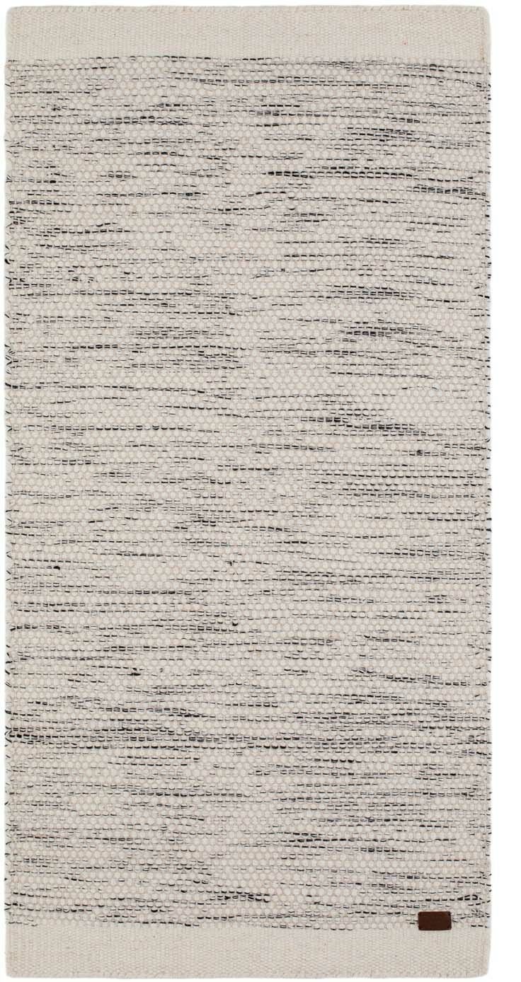 KMCarpets Tofta Matta 75x230|Vit/svart