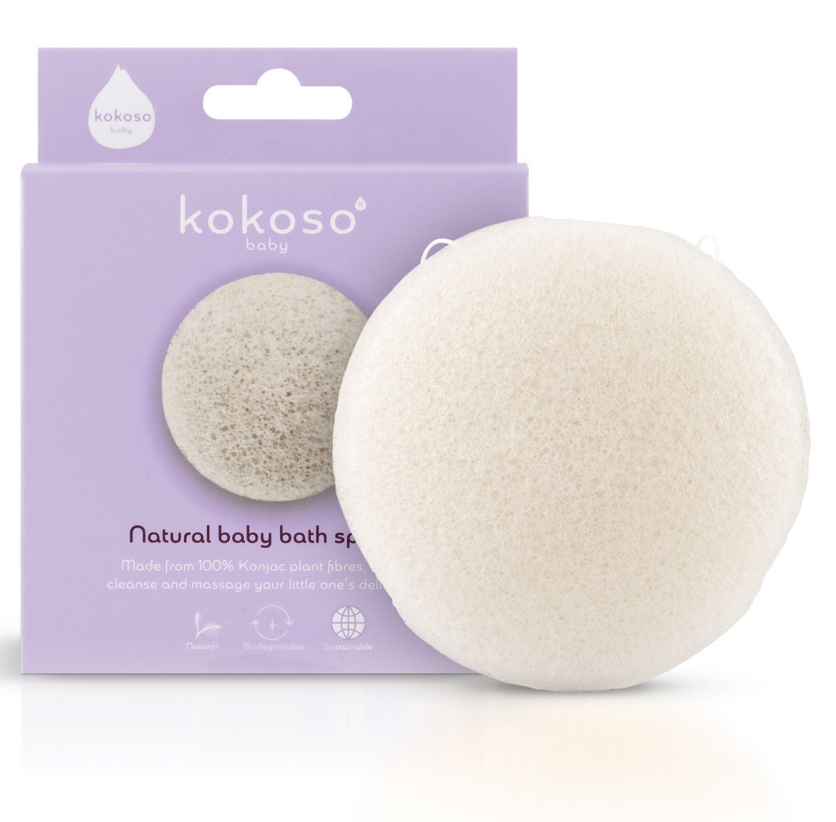 KOKOSO Baby Konjac Svamp