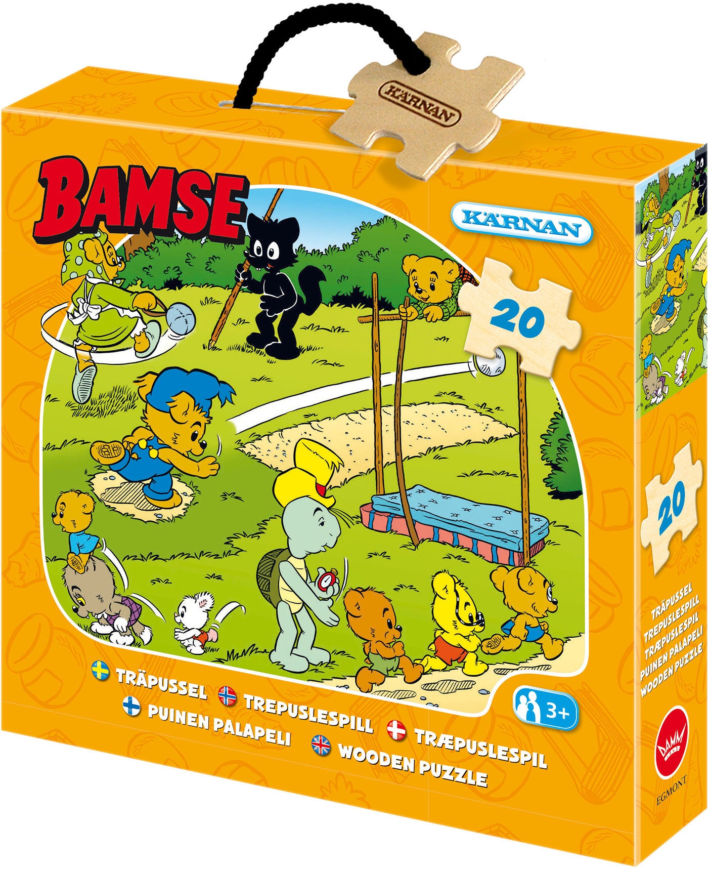 Kärnan Askpussel Bamse 20 Bitar|