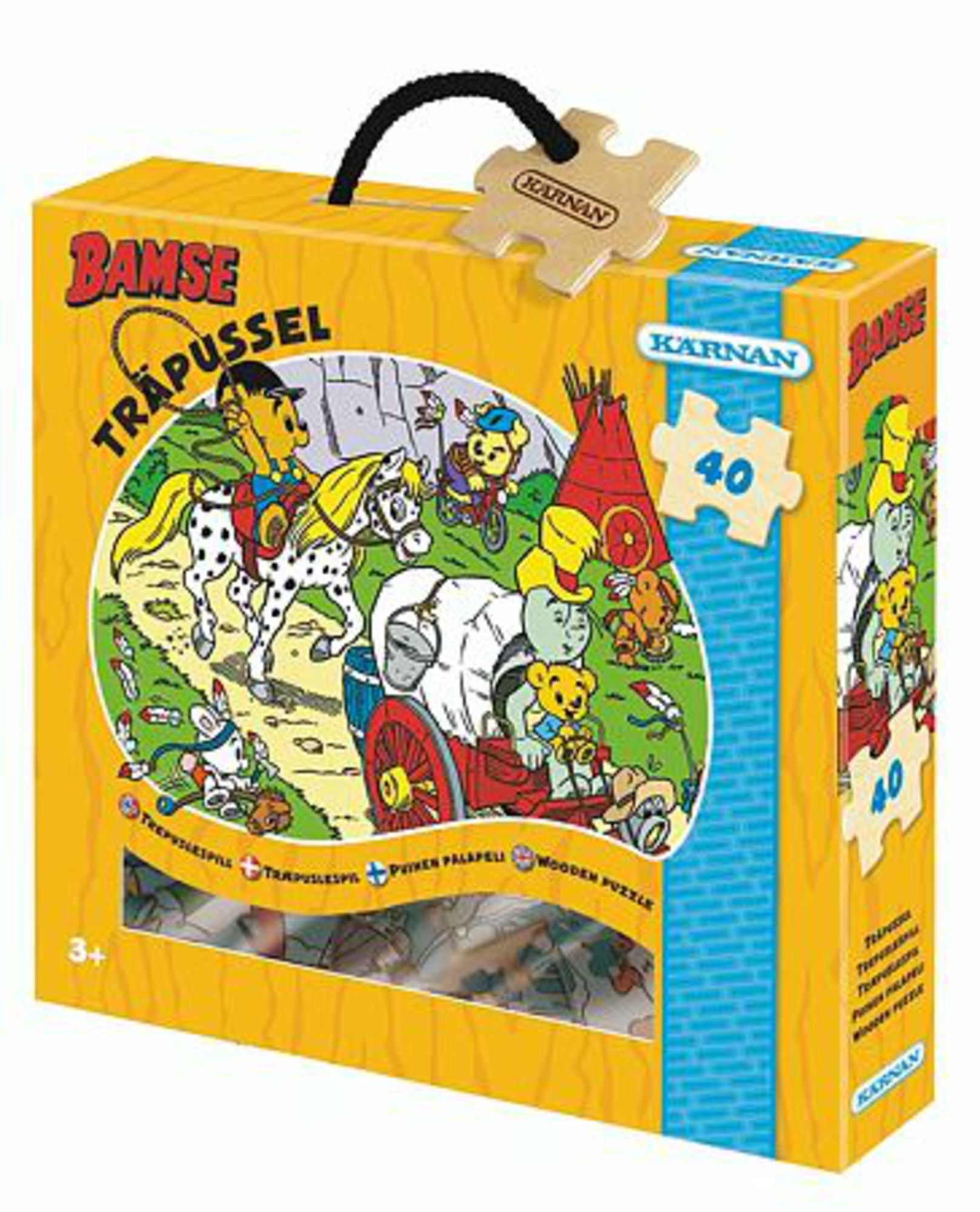 Kärnan Askpussel Bamse 40 Bitar