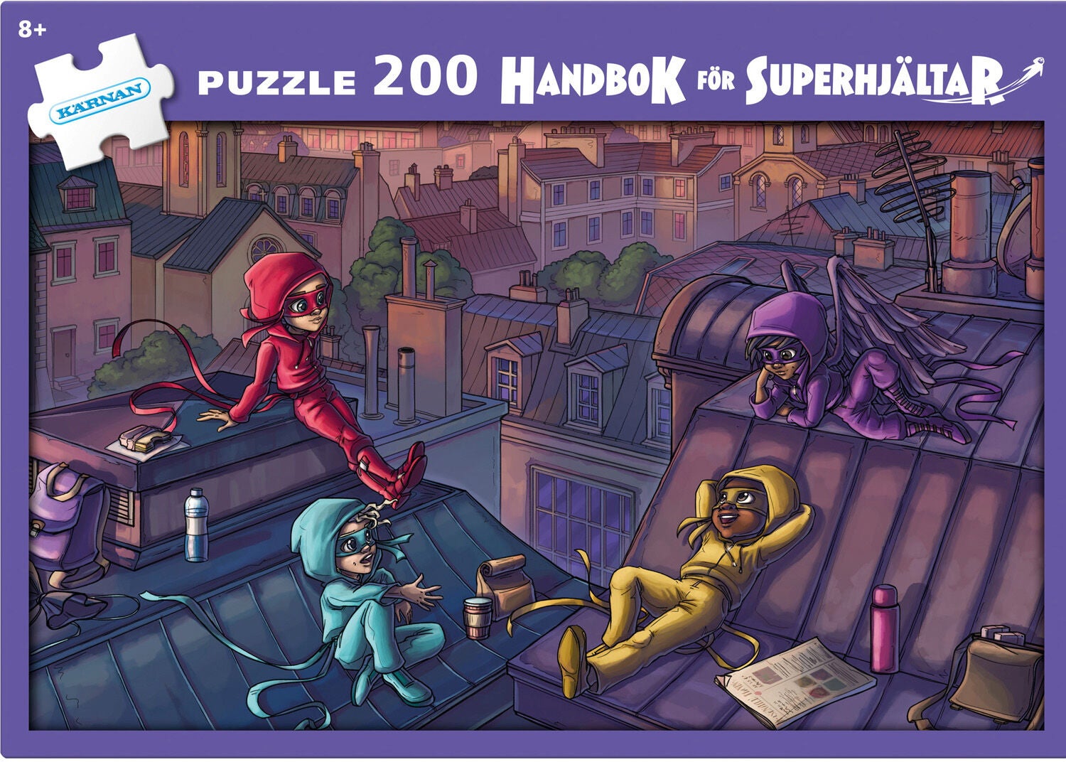Kärnan Handbok För Superhjältar Pussel 200 Bitar|