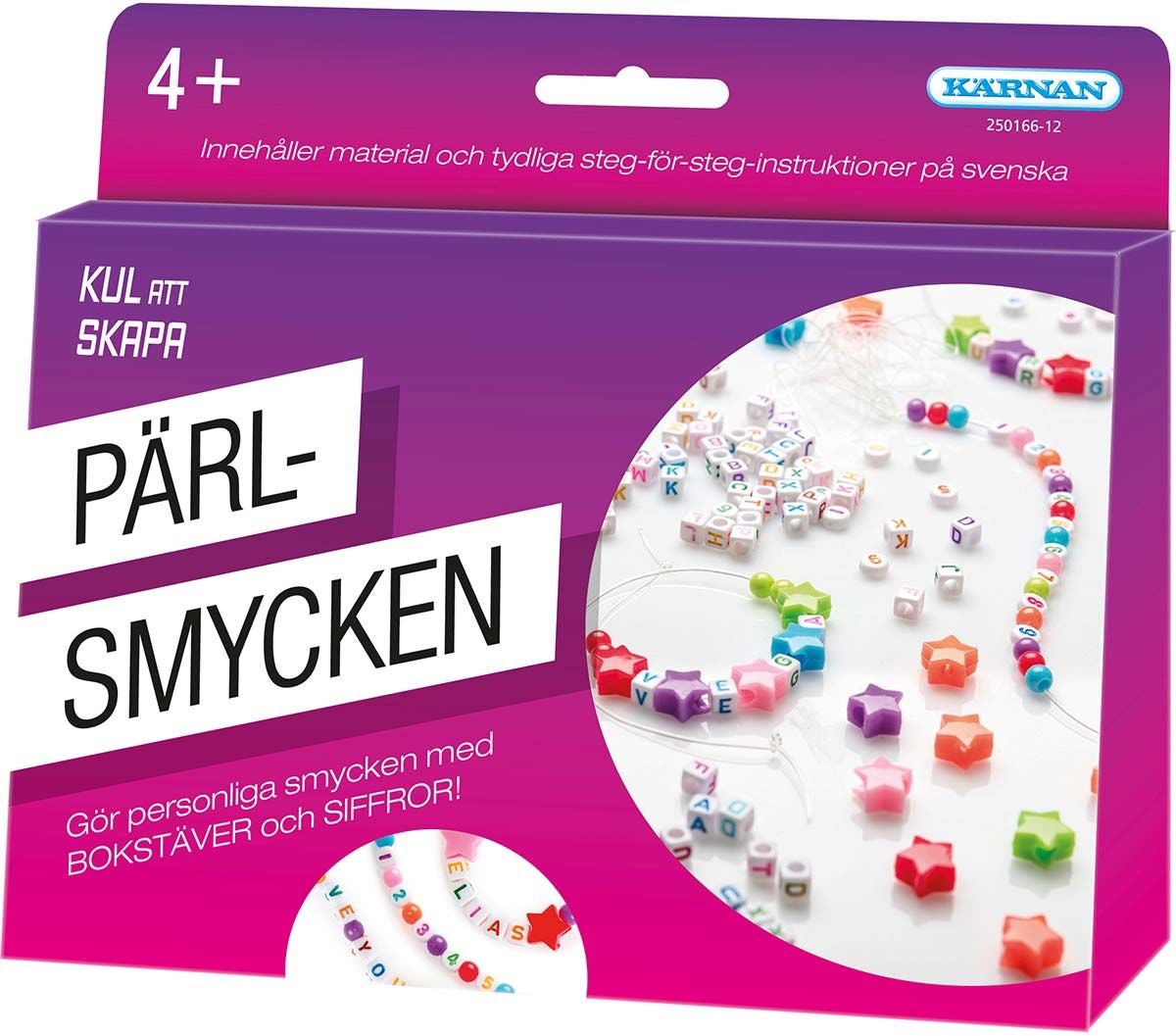 Kärnan Pyssel Kul Att Skapa Bokstavs- Och Sifferpärlor