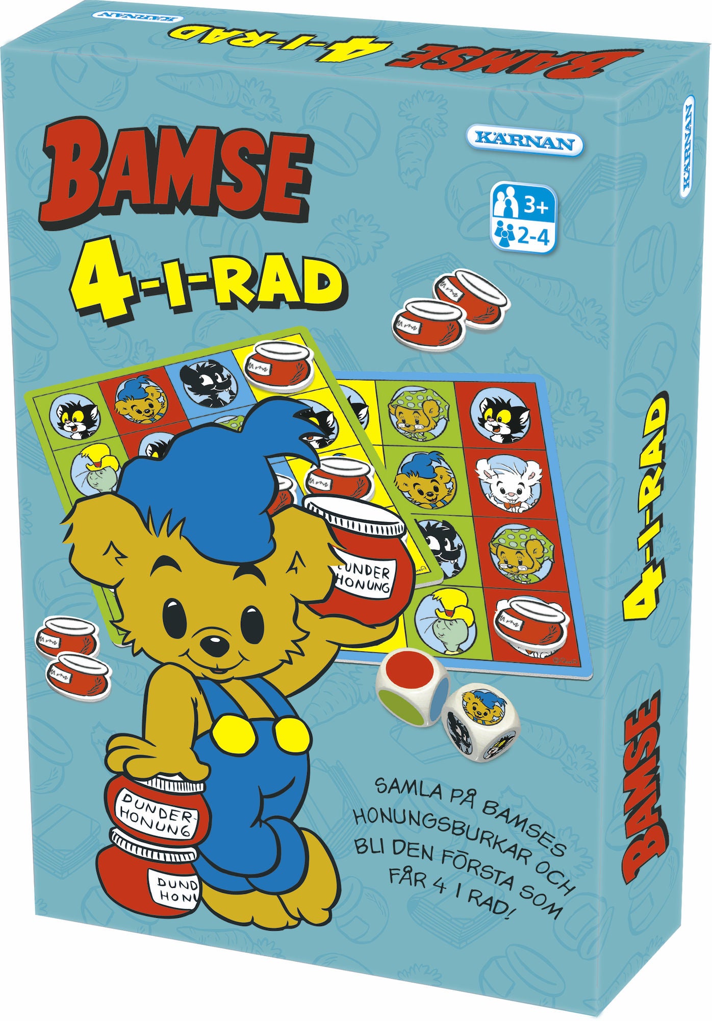 Kärnan Spel Bamse Fyra I Rad