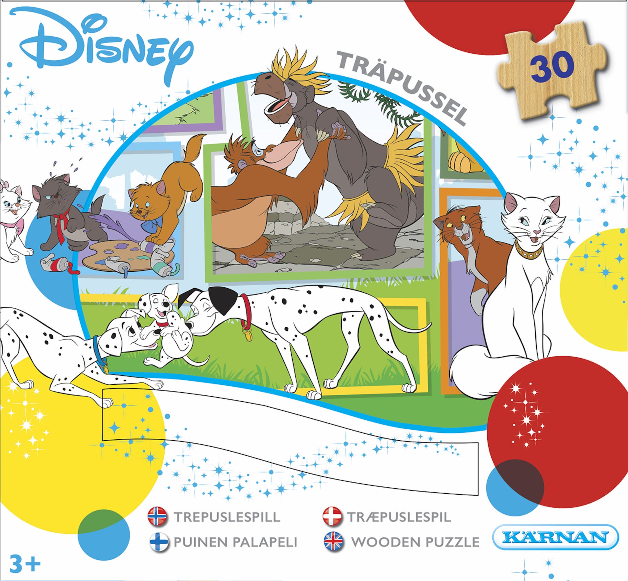 Kärnan Träpussel Disney Classic 30 Bitar