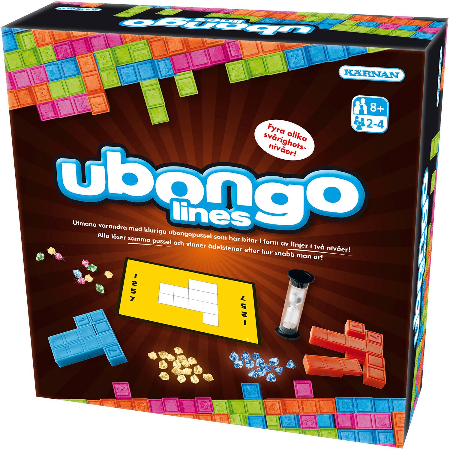 Kärnan Ubongo Lines Spel|