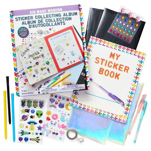 Kid Made Modern Klistermärkesalbum Set|