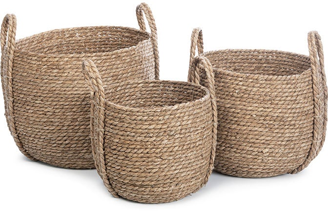 KidsDepot Kurv Förvaringskorg 3-pack|Seagrass