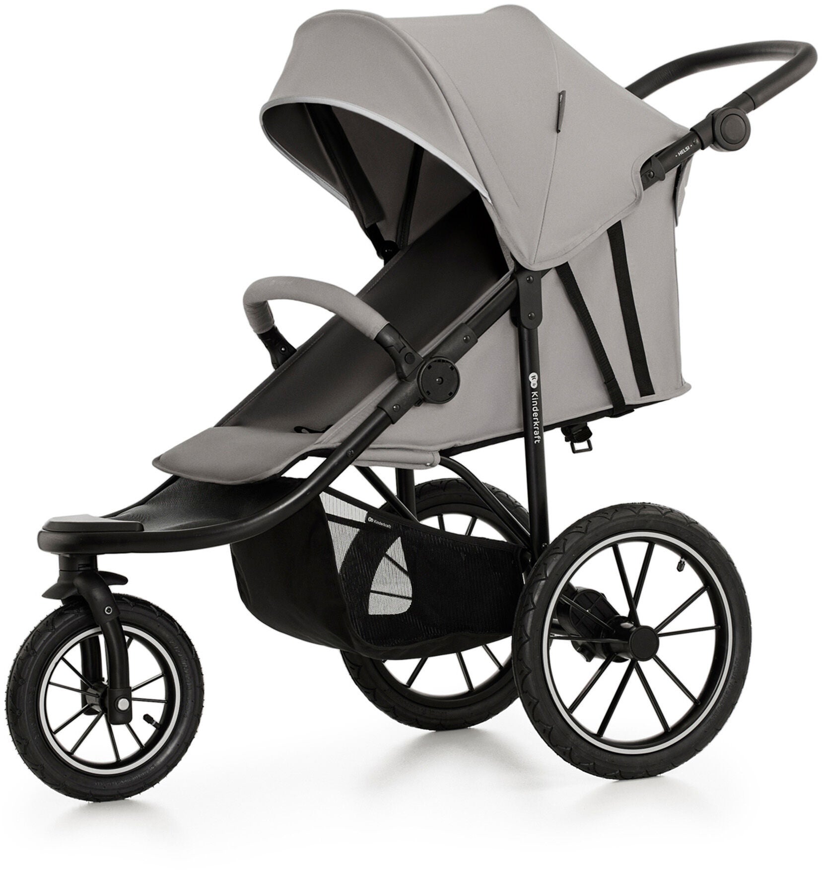 Kinderkraft HELSI Joggingvagn|Dust Grey