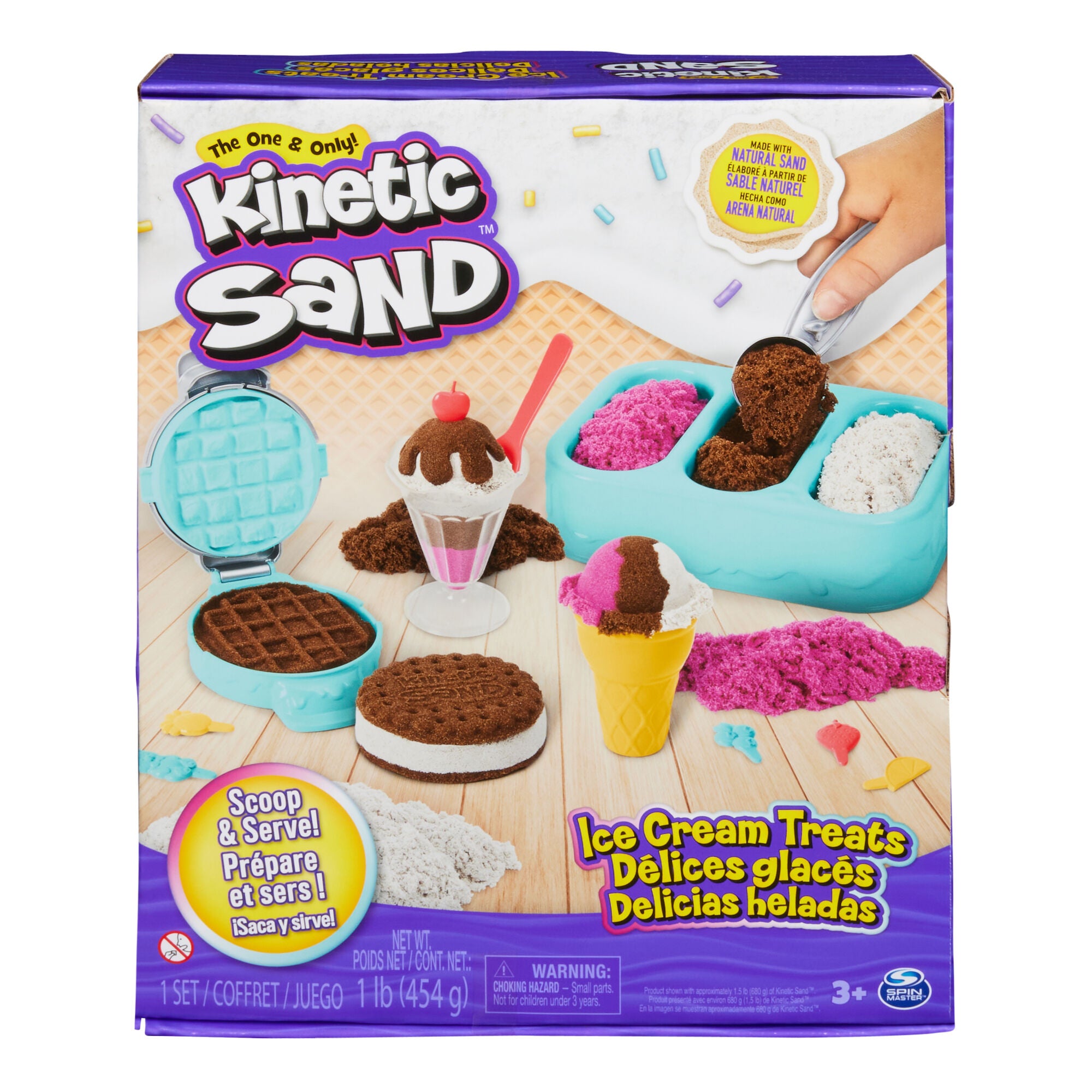 Kinetic Sand Lekset Ice Cream Treats|