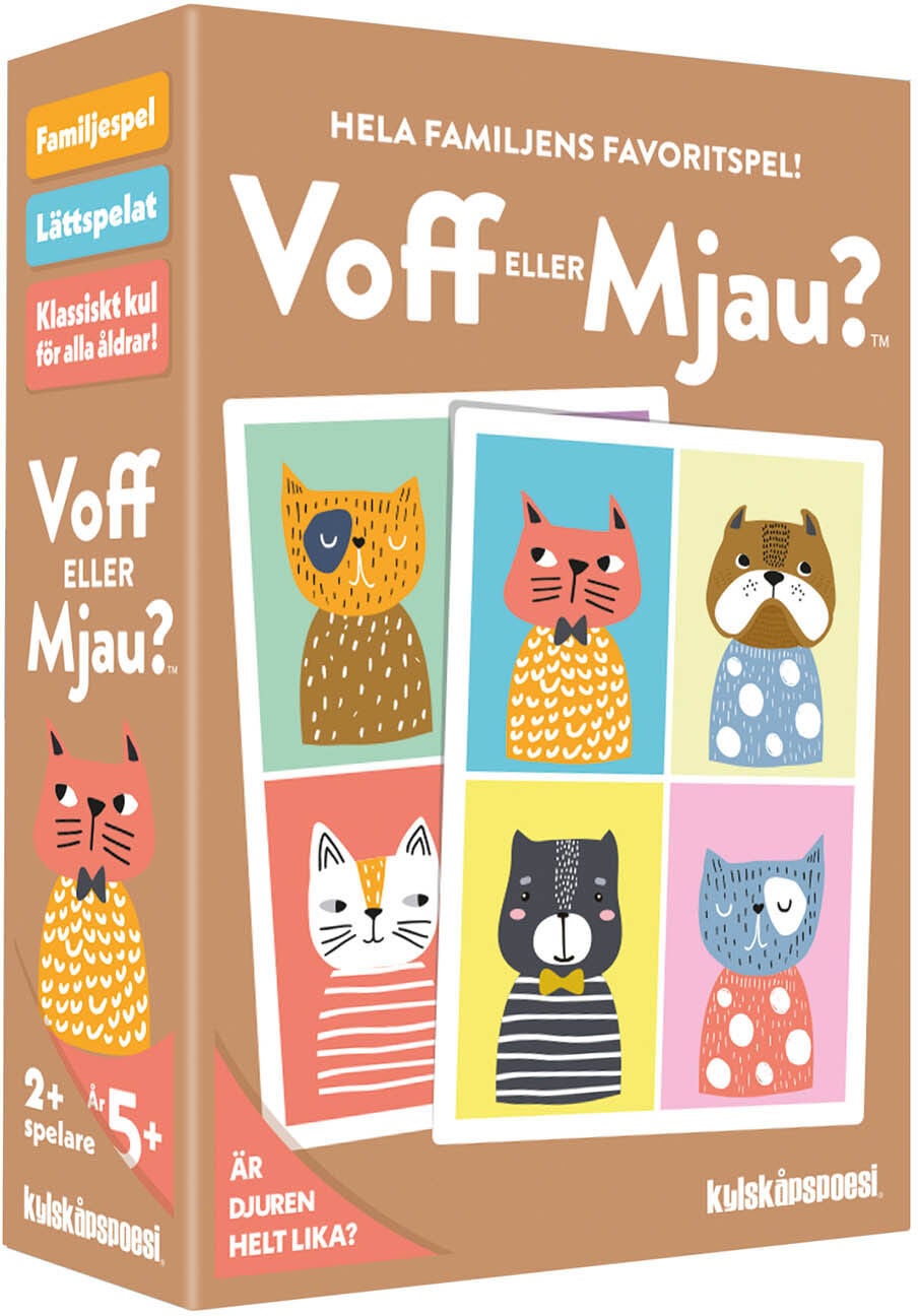 Kylskåpspoesi Voff eller Mjau?|