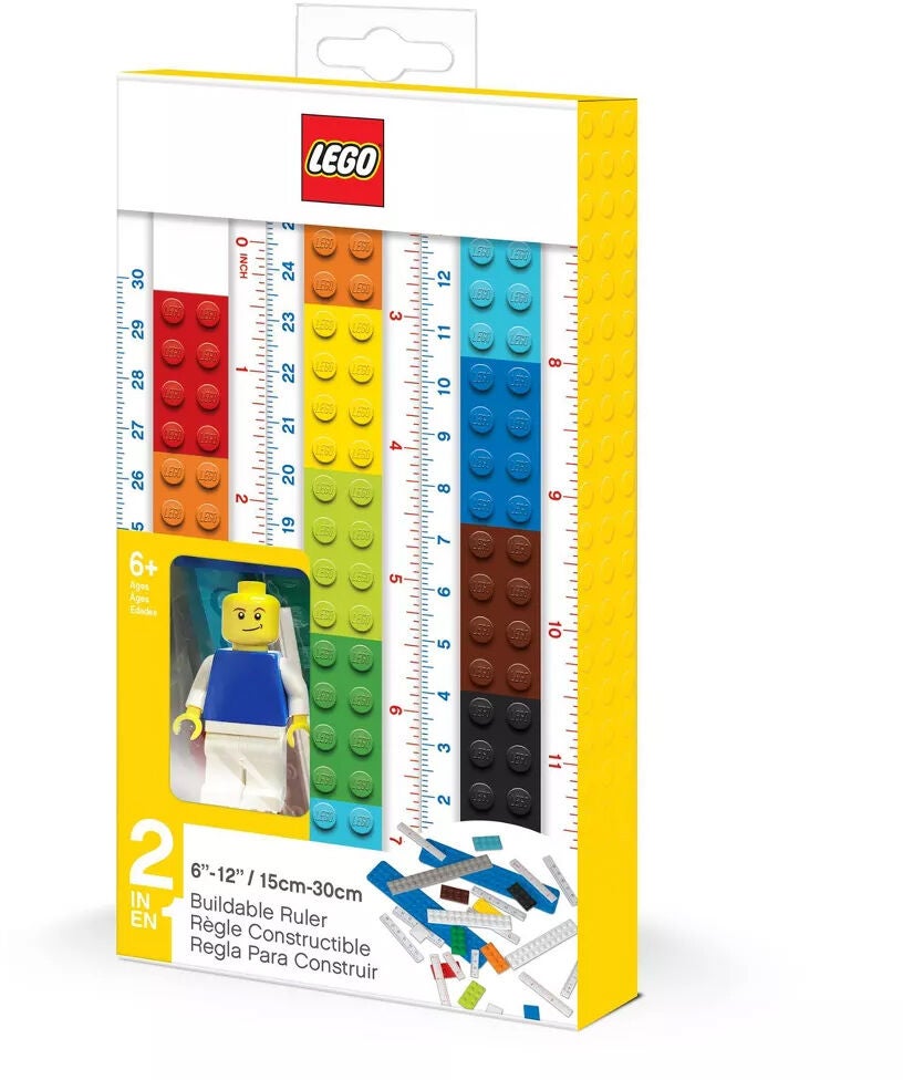 LEGO Byggbar Linjal med Figur|