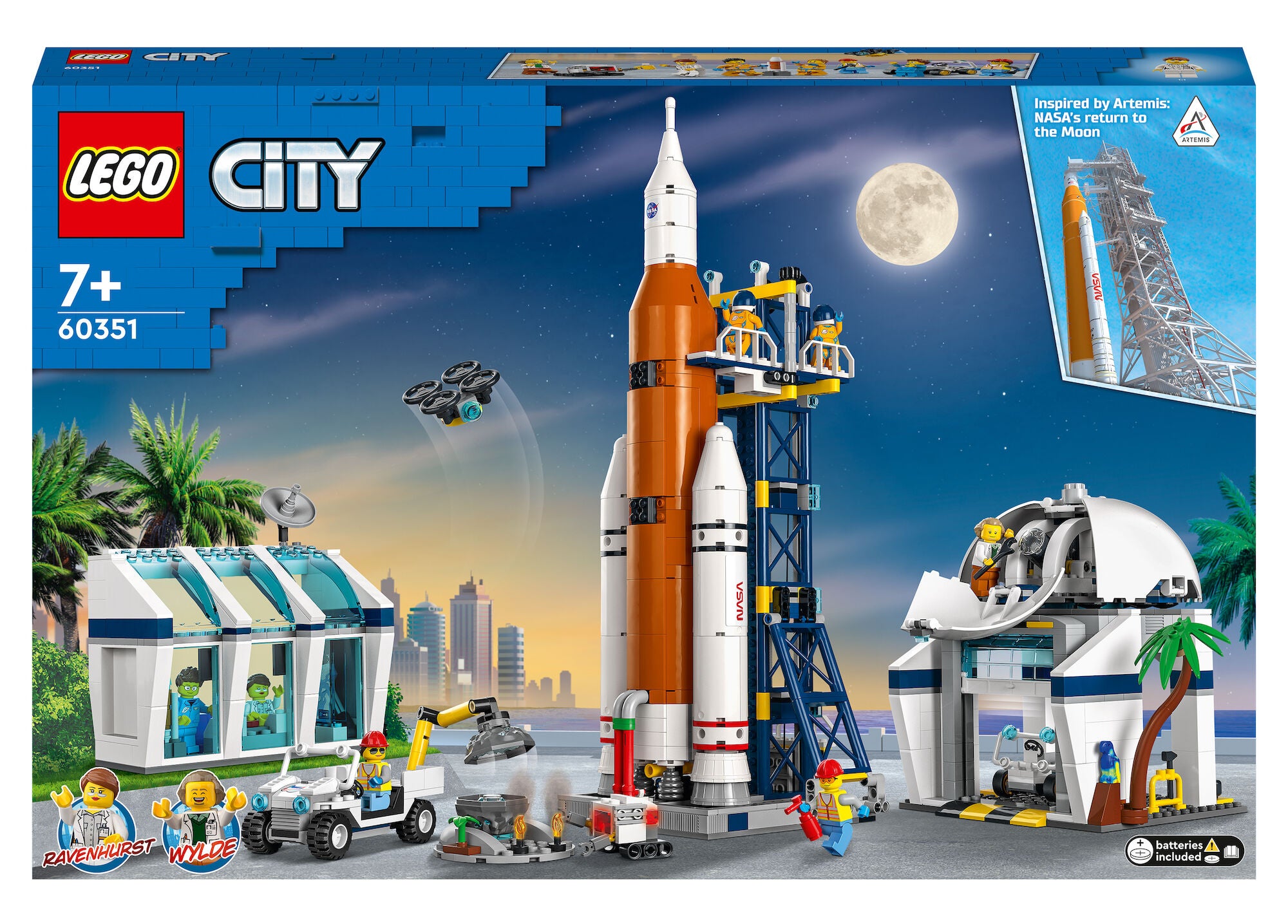 LEGO City 60351 Raketuppskjutningscenter|