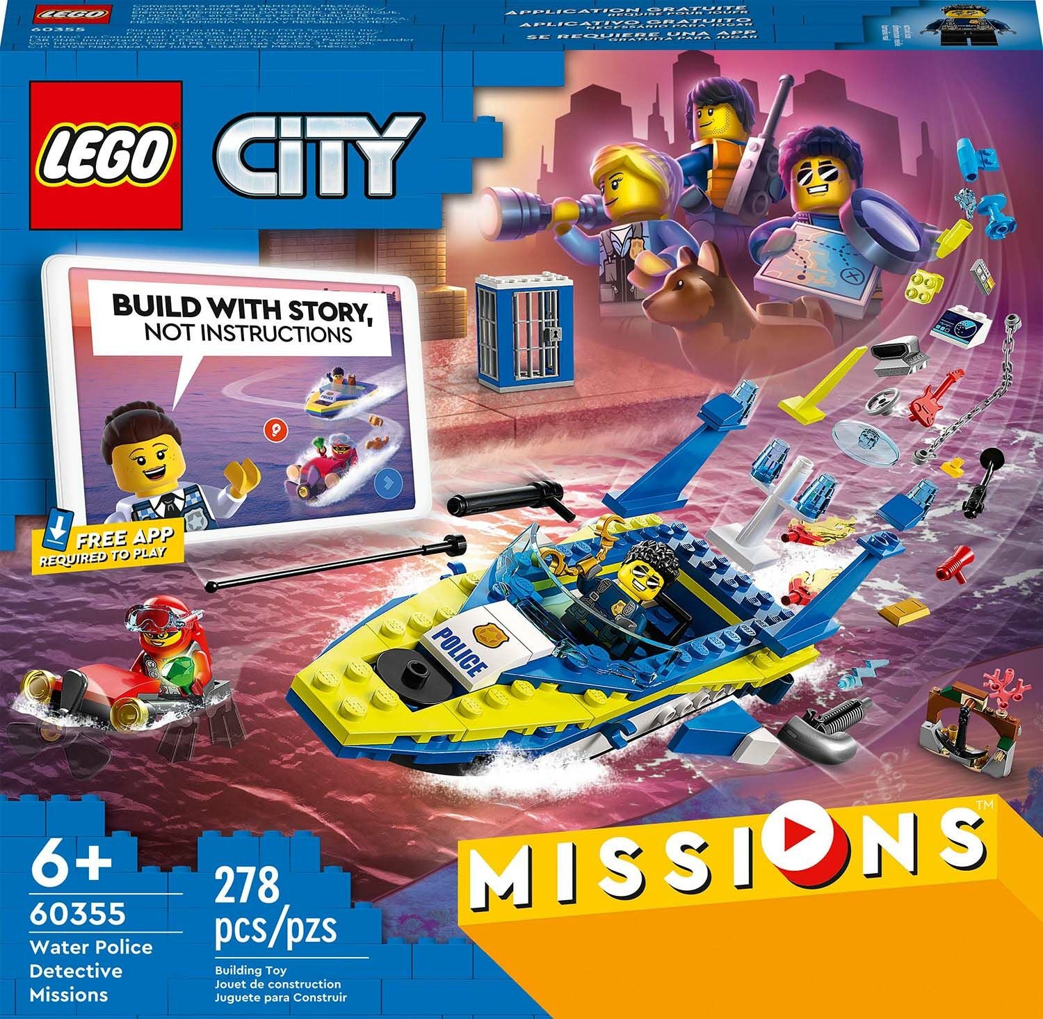 LEGO City 60355 Uppdrag med sjöpolisen|