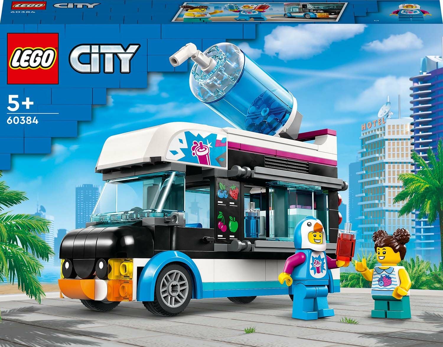 LEGO City Great Vehicles 60384 Slushbil med pingvin|