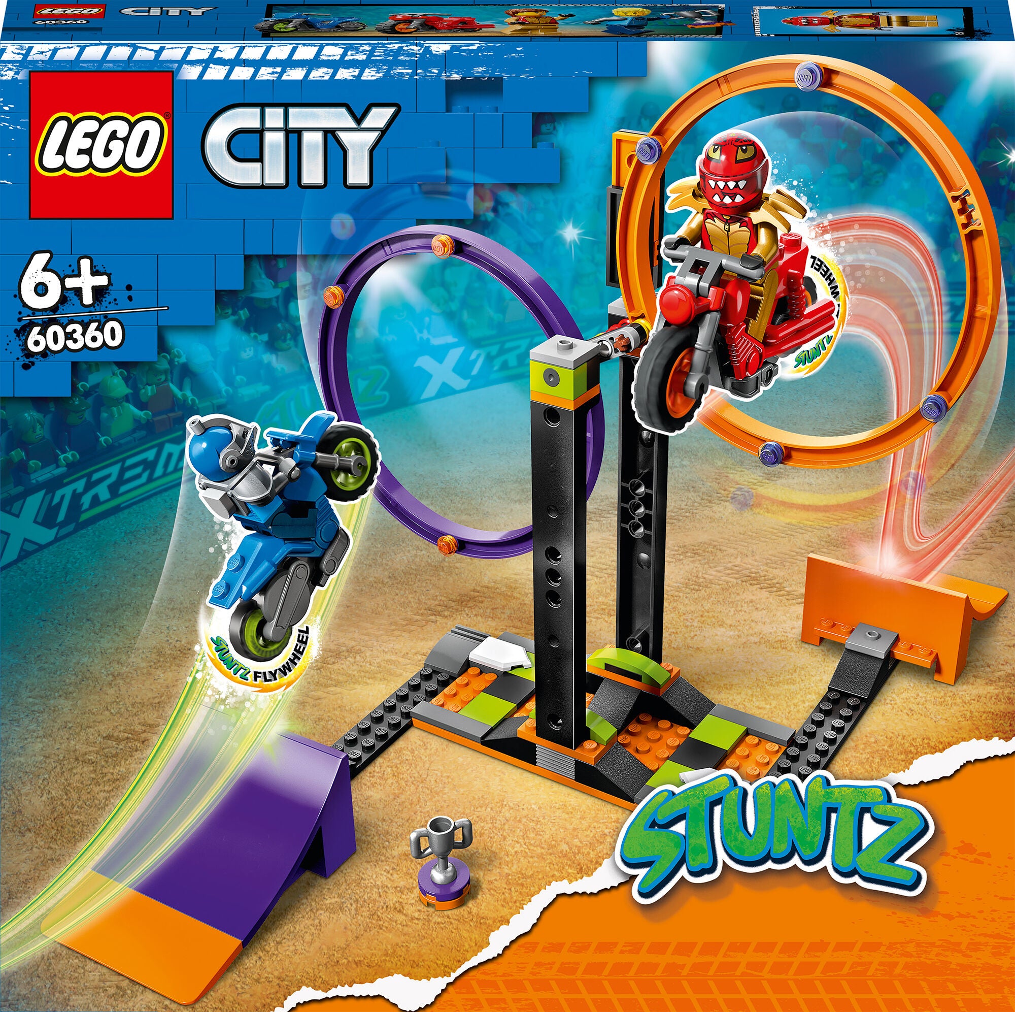 LEGO City Stuntz 60360 Snurrande stuntutmaning|