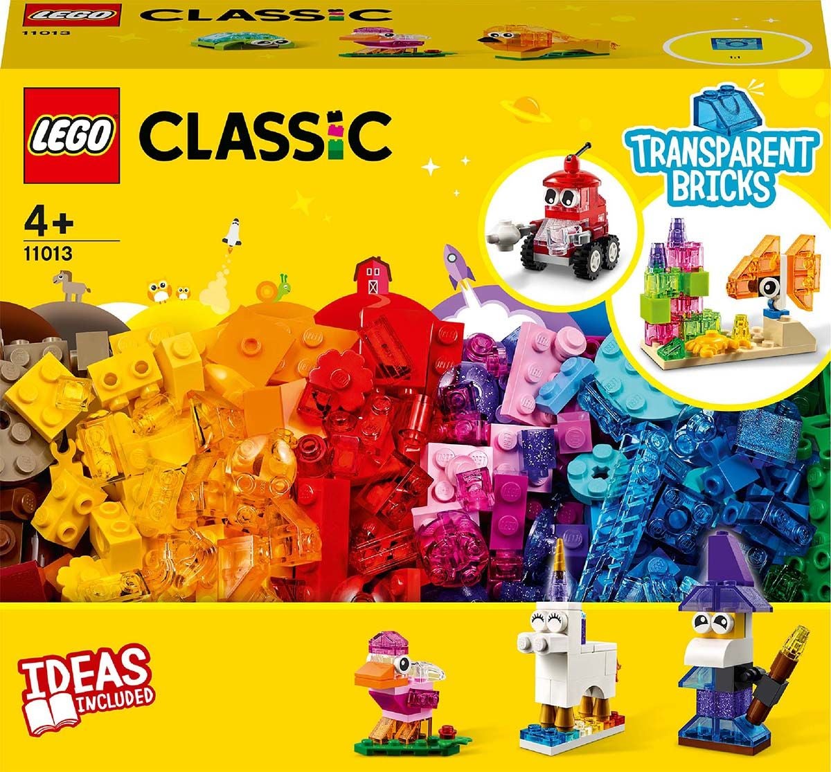 LEGO Classic 11013 Kreativa transparenta klossar|