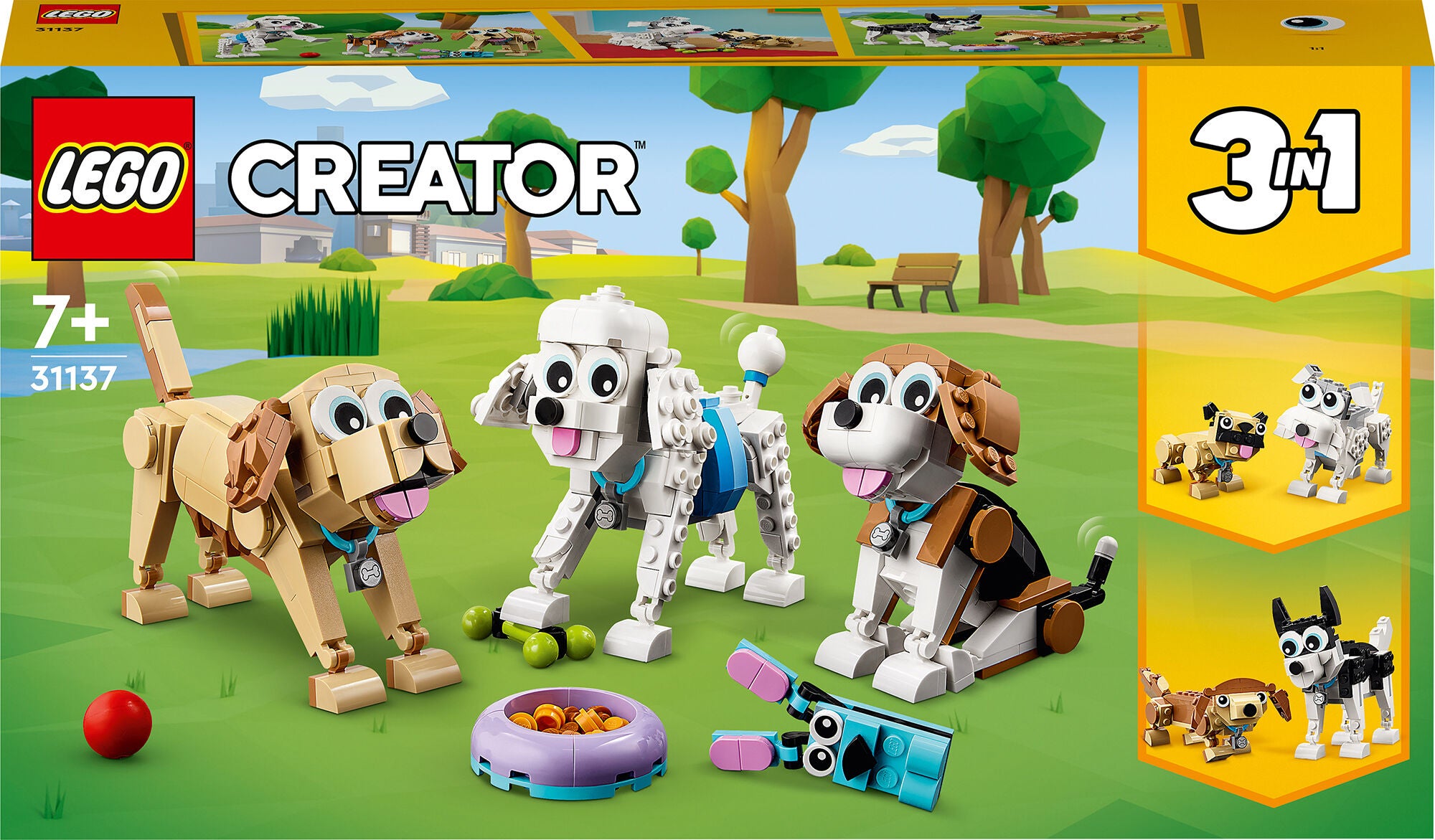 LEGO Creator 31137 Gulliga hundar|