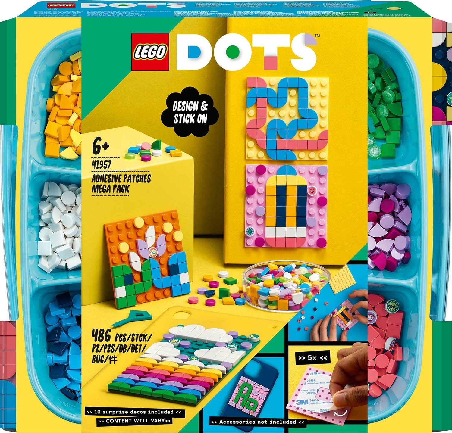 LEGO DOTS 41957 Klisterlappar Storpack|