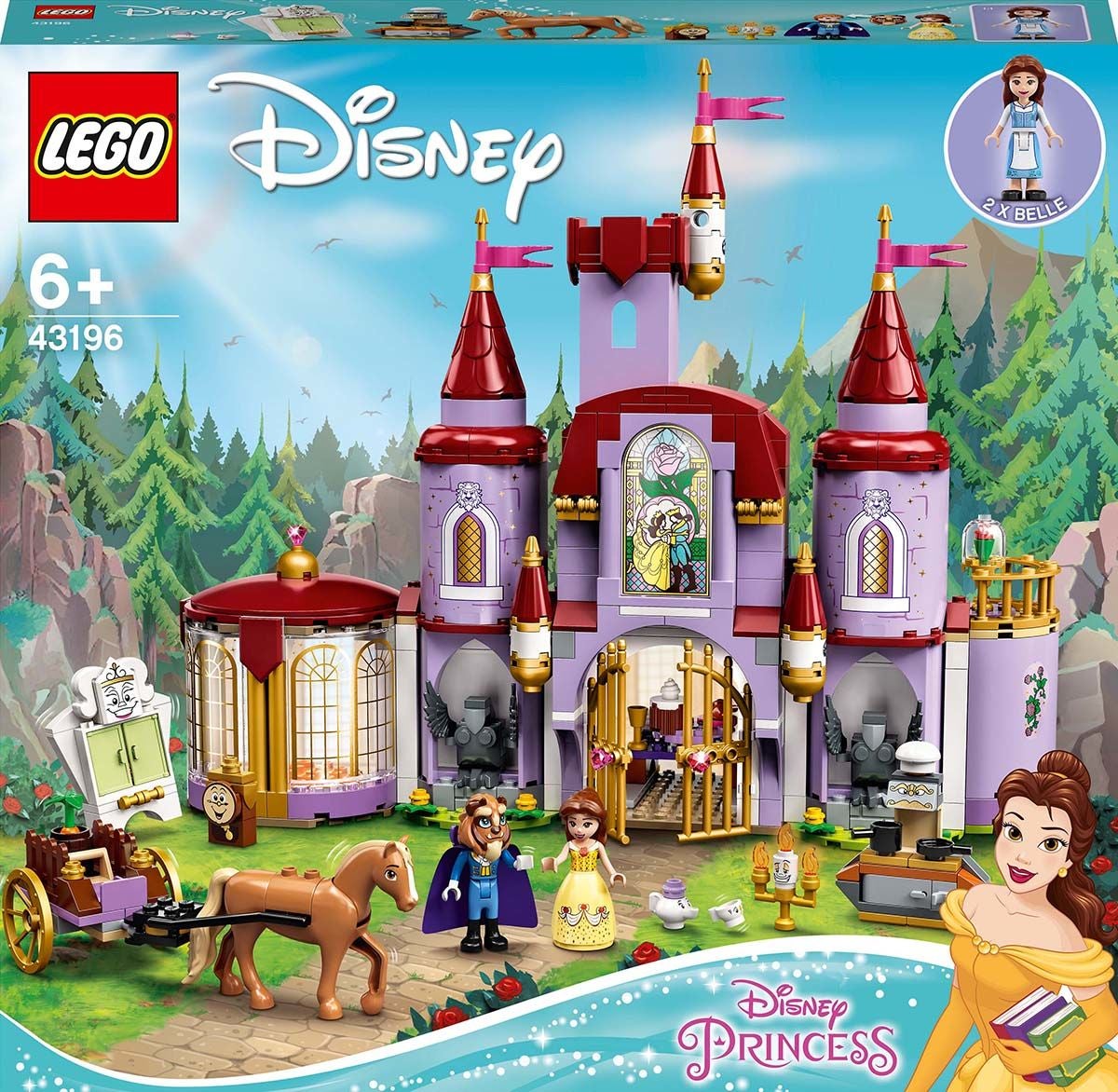 LEGO Disney Princess 43196 Belle Och Odjurets Slott|