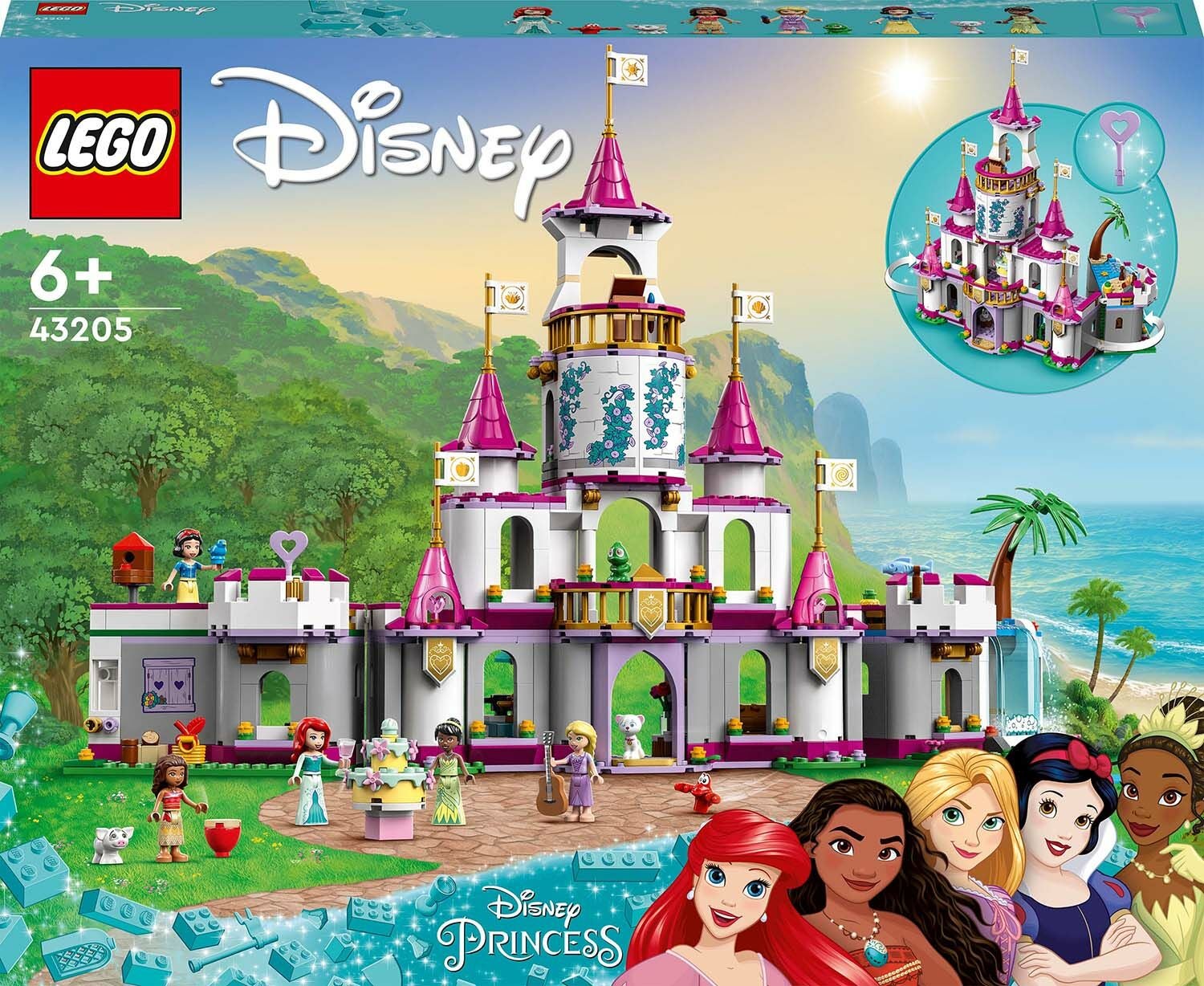 LEGO Disney Princess 43205 Det ultimata äventyrsslottet|