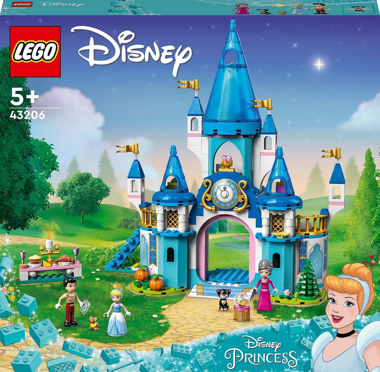 LEGO Disney Princess 43206 Askungen Och Prinsens Slott|