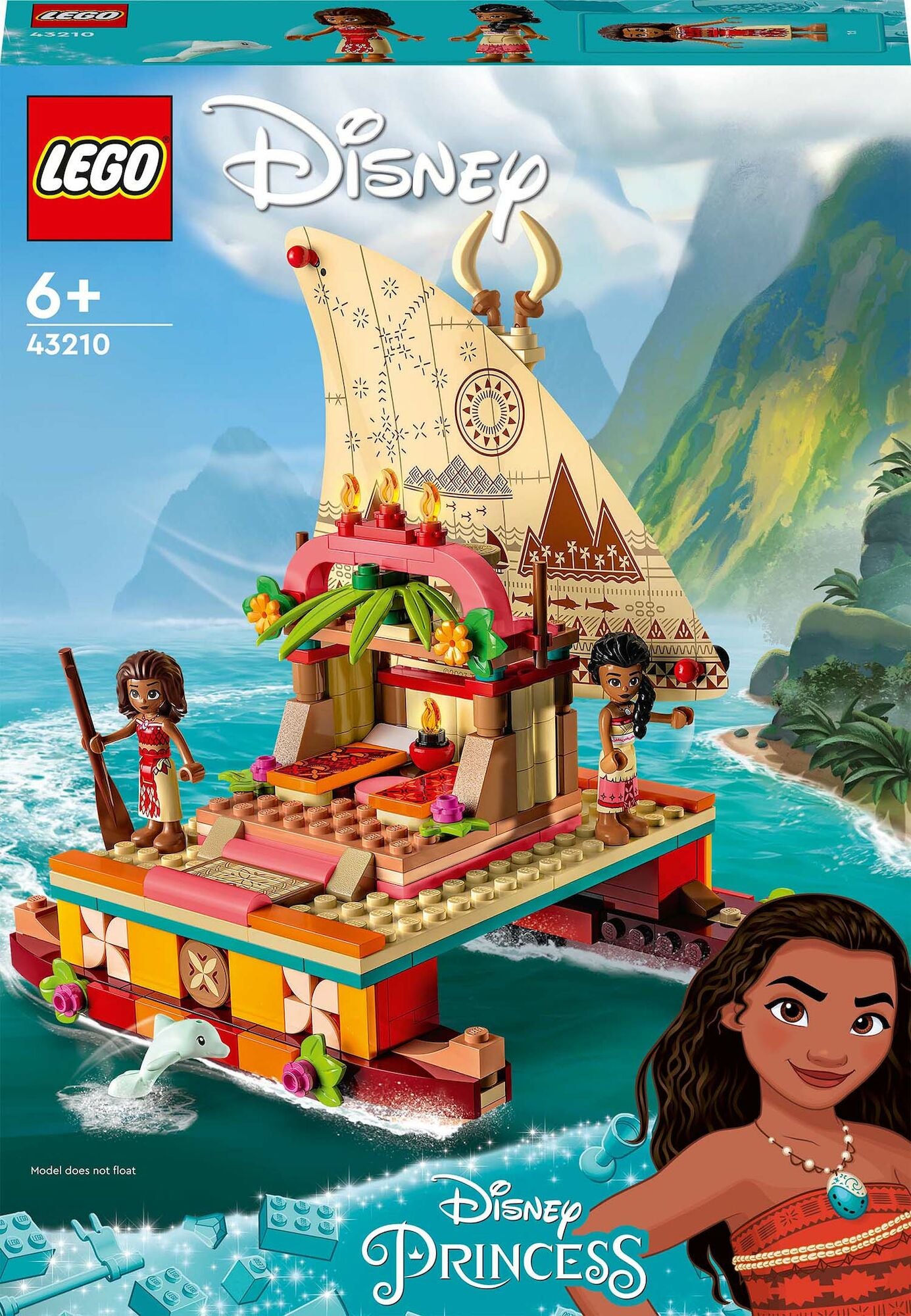LEGO Disney Princess 43210 Vaianas navigeringsbåt|