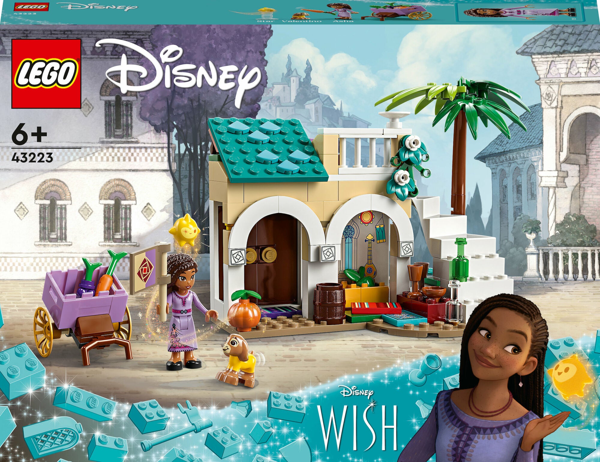 LEGO Disney Princess 43223 Asha i staden Rosas|