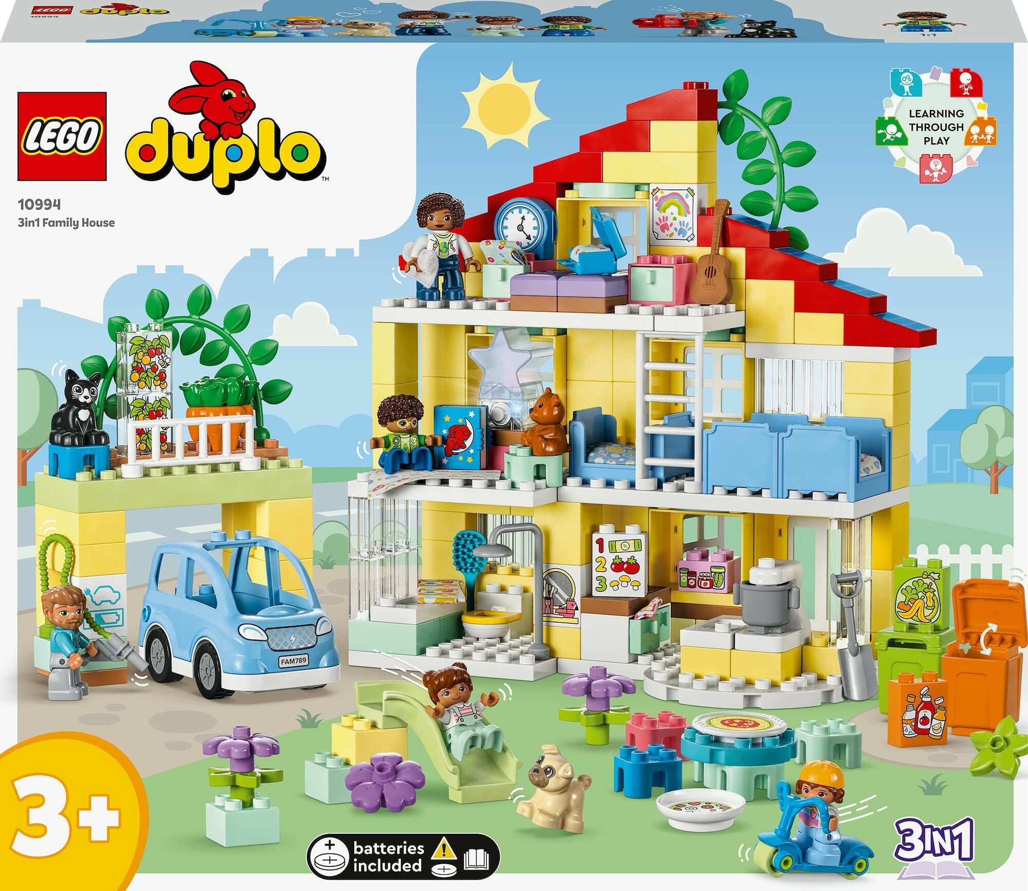 LEGO Duplo Town 10994 3In1 Familjehus|