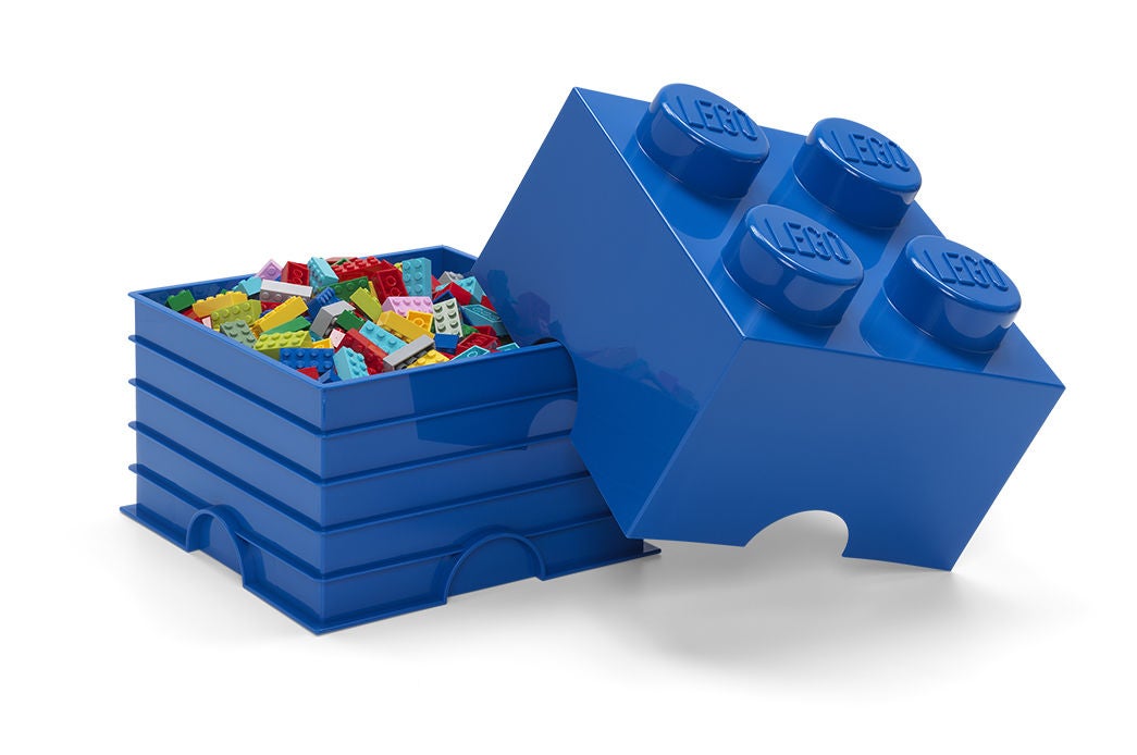 LEGO Förvaring 4 Blå|