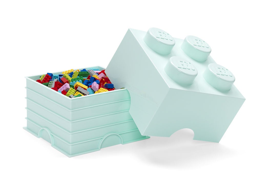 LEGO Förvaring 4 Design Collection Aqua|