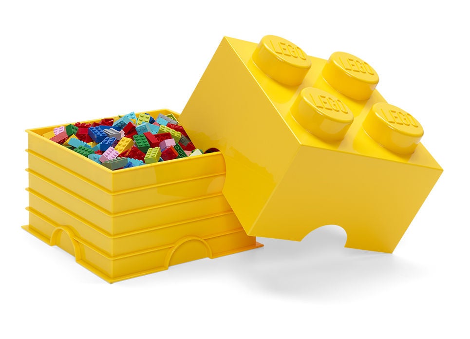 LEGO Förvaring 4 Gul|