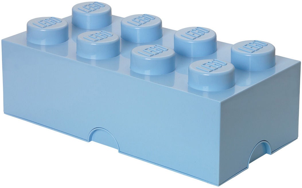 LEGO Förvaring 8 Ljusblå|