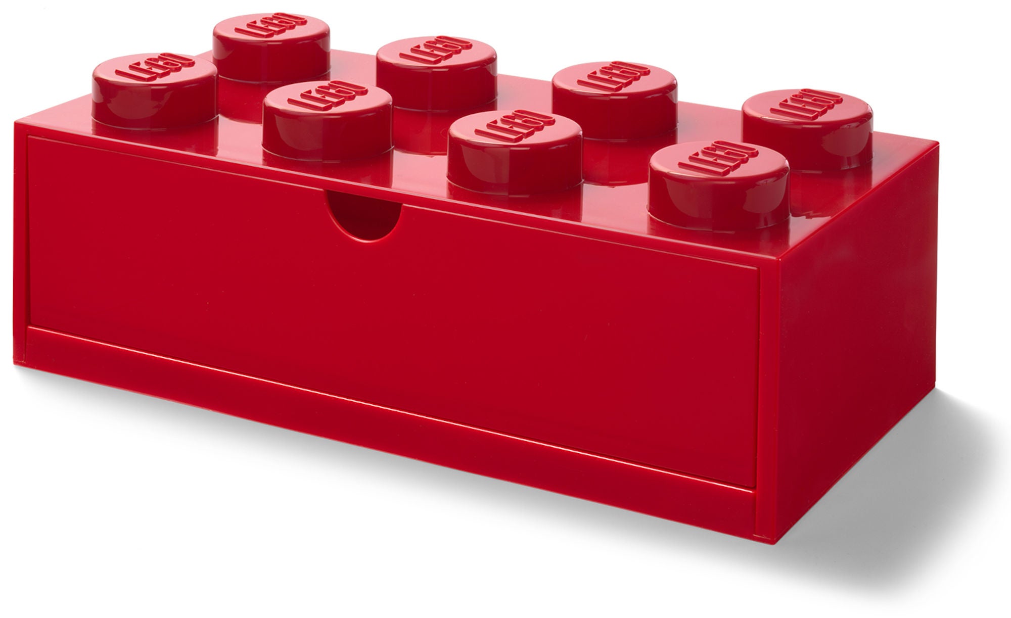 LEGO Förvaring Skrivbordslåda 8|Röd