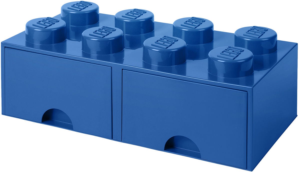 LEGO Förvaring med låda 8|Blå