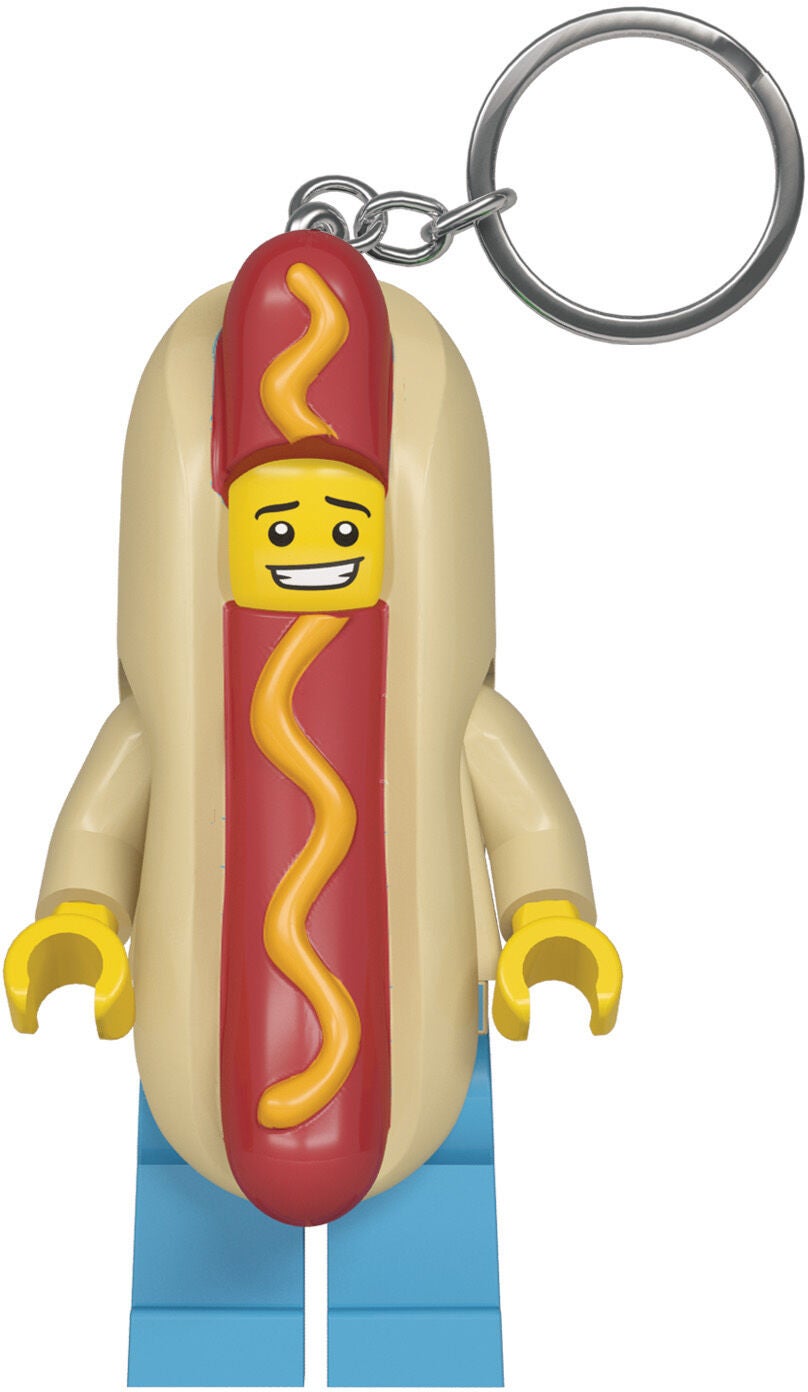 LEGO Iconic Hot Dog Man Nyckelring med LED-lampa|