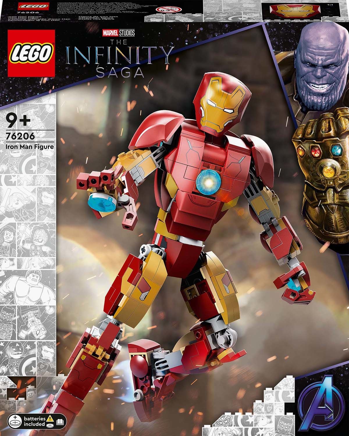 LEGO Super Heroes 76206 Iron Man figur|