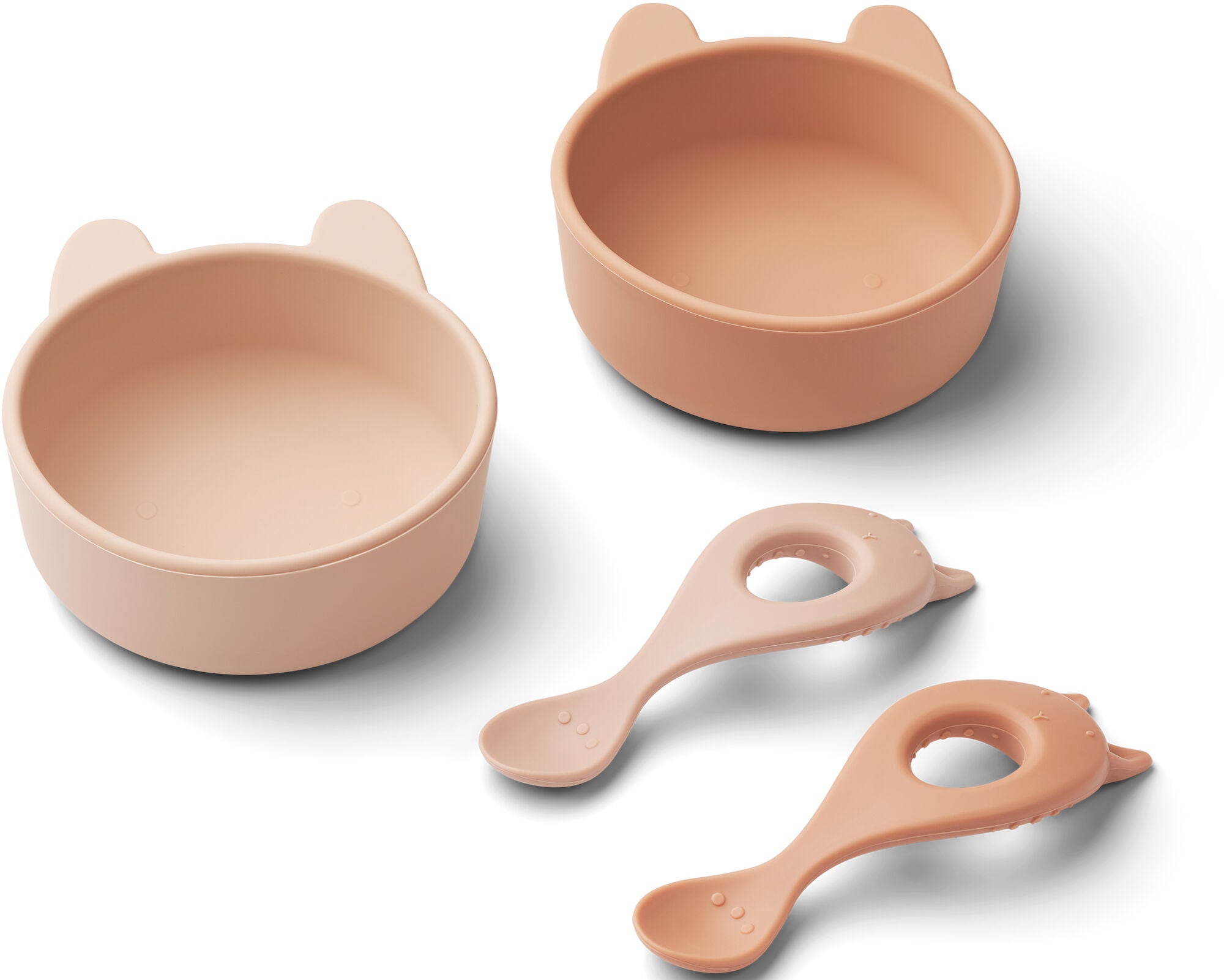 LIEWOOD Evan Matset Silikon 2-Pack|Rabbit Rose Mix