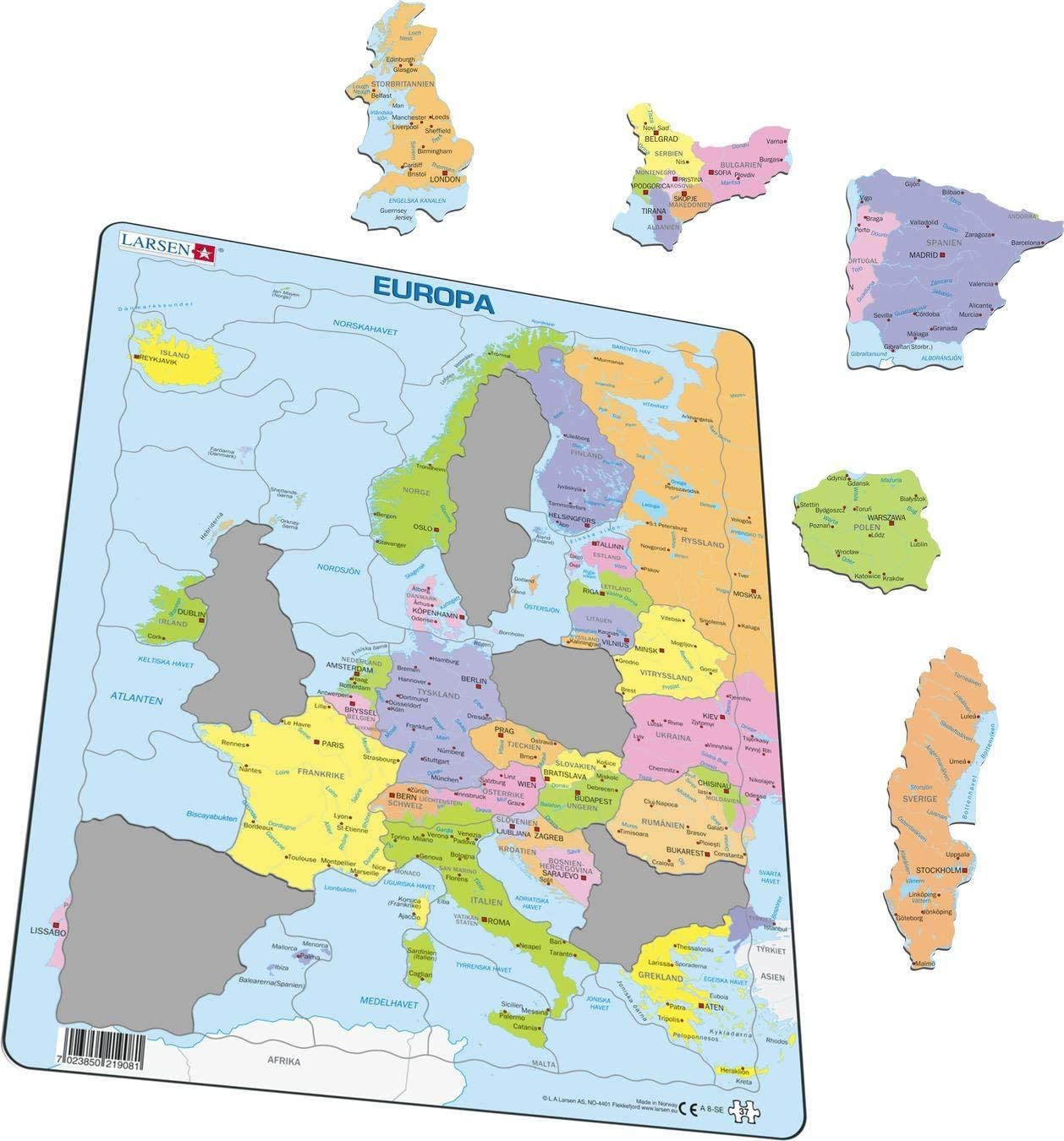Larsen Europa Rampussel 37 Bitar|