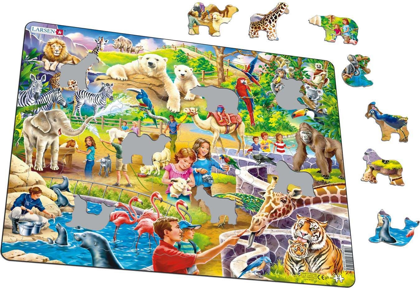 Larsen Zoo Rampussel 48 Bitar|