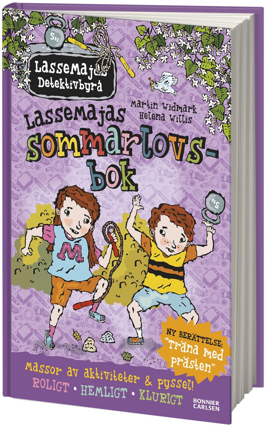 LasseMajas sommarlovsbok. Träna med Prästen