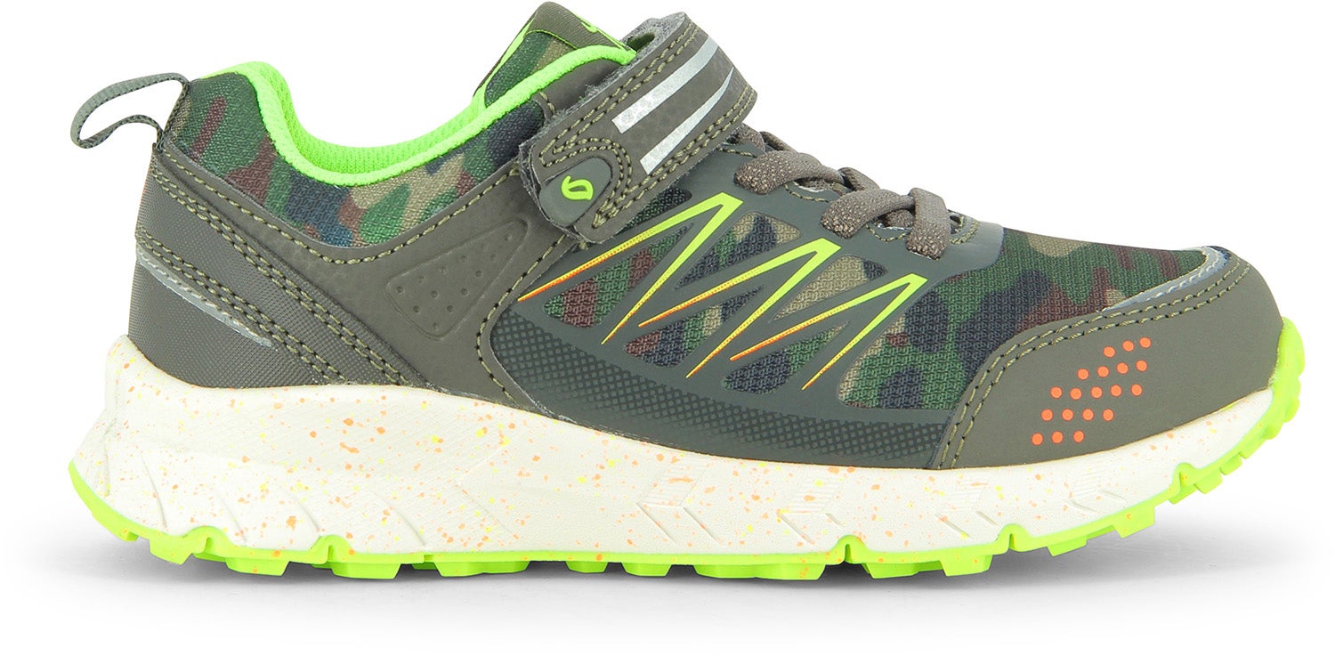 Leaf Hajom Sneakers|Camo/Lime