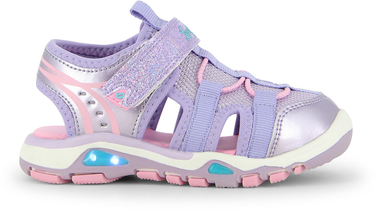 Leaf Halmby Blinkande Sandaler|Lilac