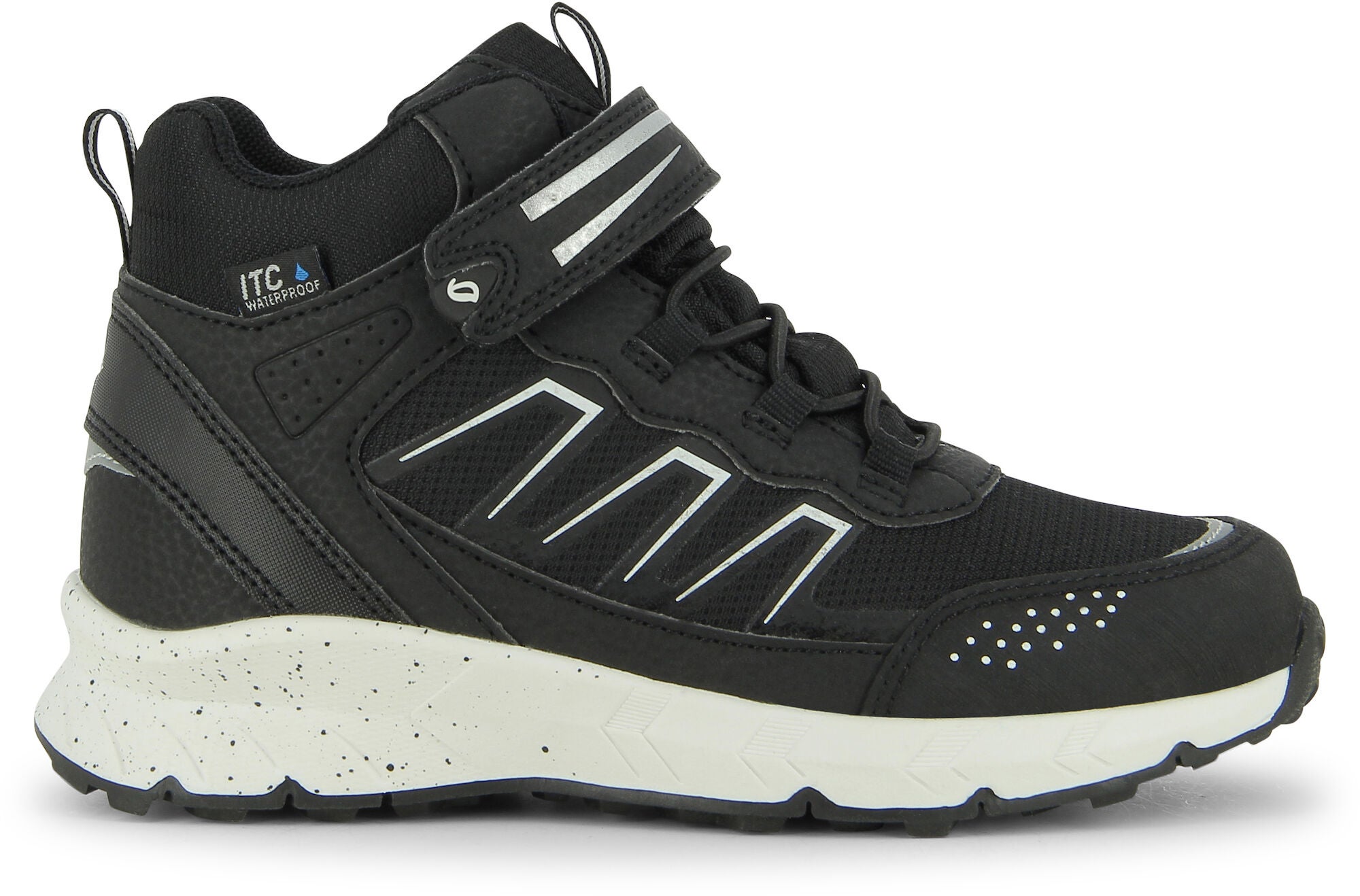 Leaf Nolby WP Mid Sneakers|Black