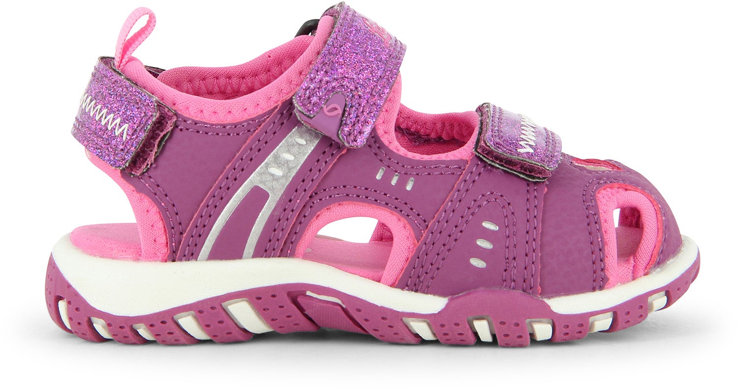 Leaf Runn Sandal|Dark Pink